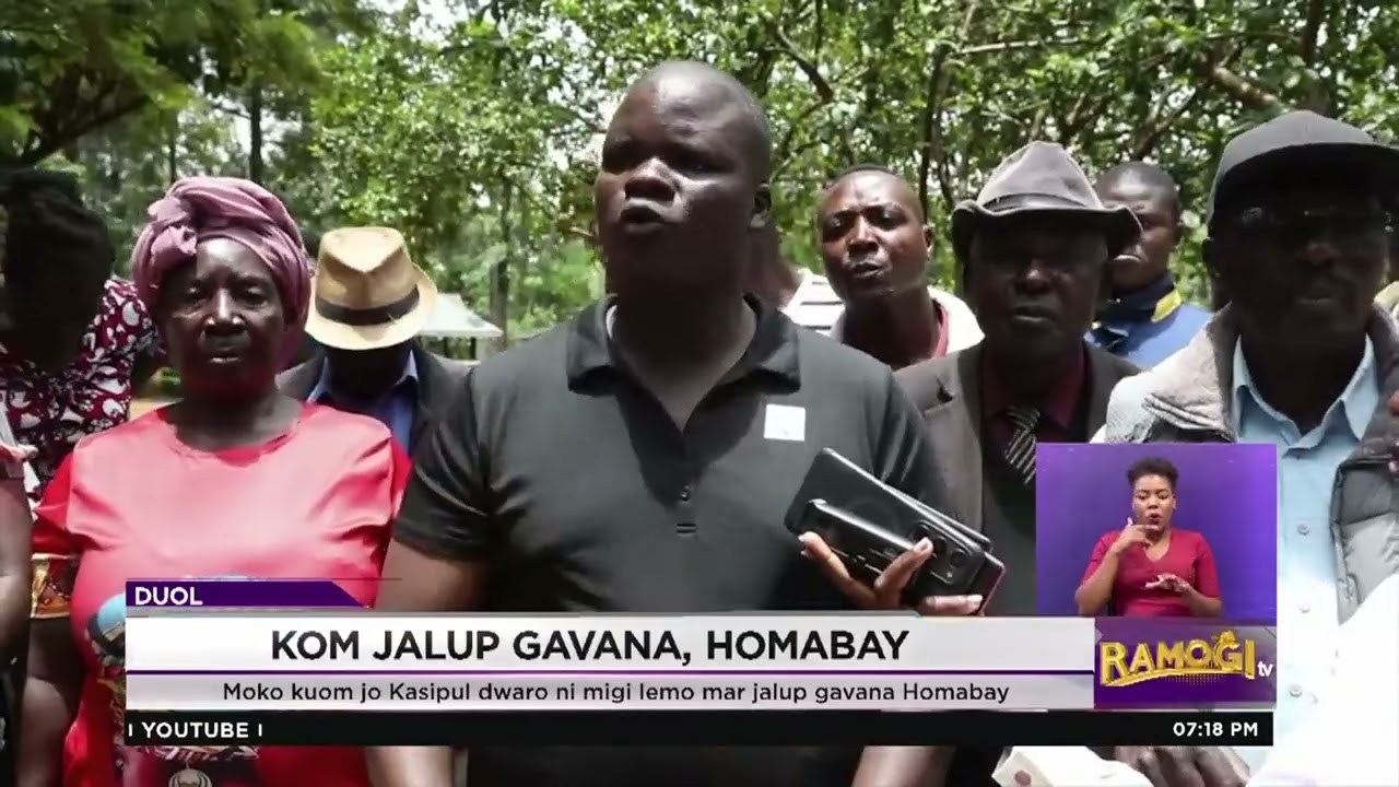 Jodak ma Kasipul: Gavana Wanga oduoknwa kom mar jalup gavana