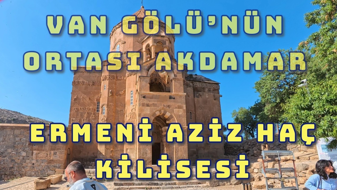 Van Gölü’nün Ortasında Ermeni Aziz Haç Kilisesi