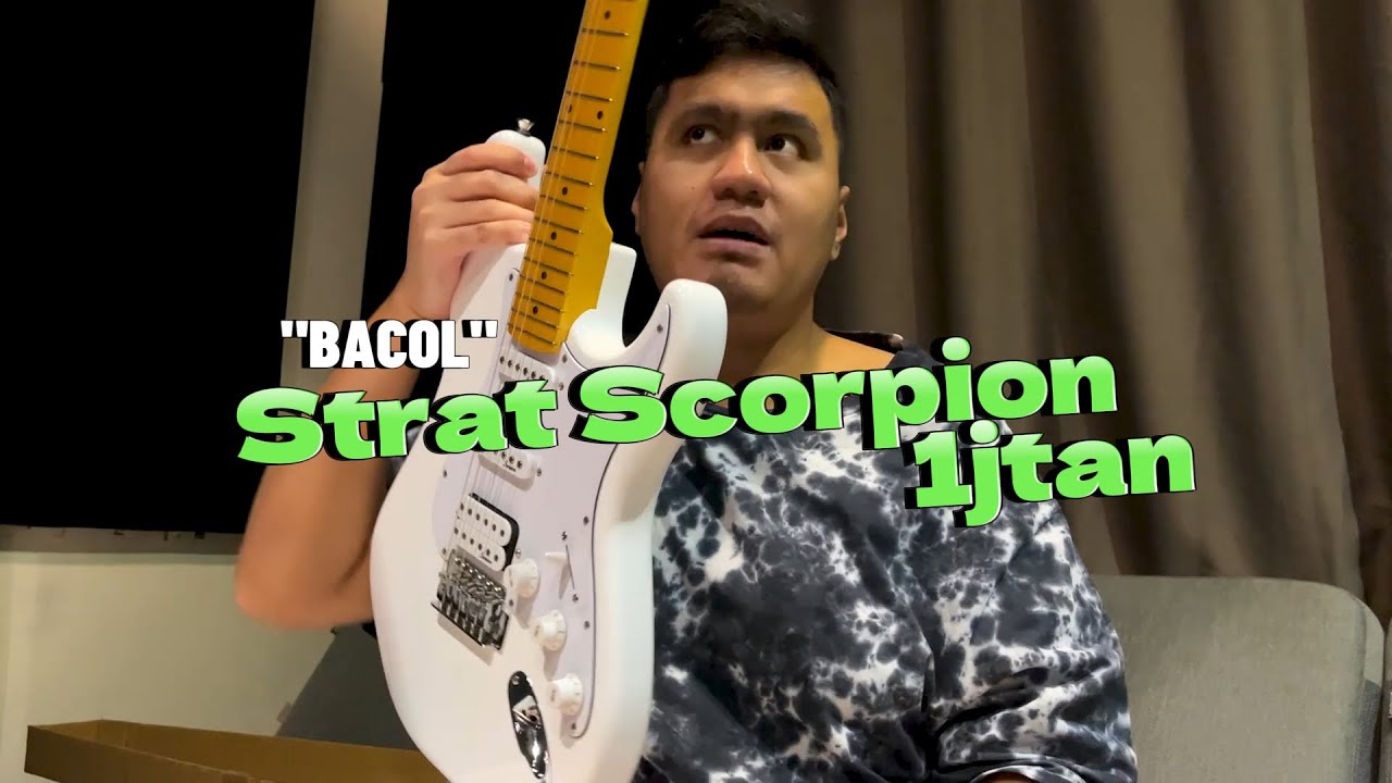 Review Gitar Strat 1jtan Scorpion !!