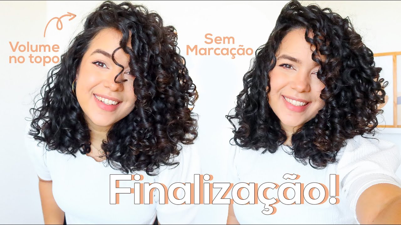 Finalização Atualizada com Volume no topo e Sem Marcação | Cabelo Cacheado / Ondulado