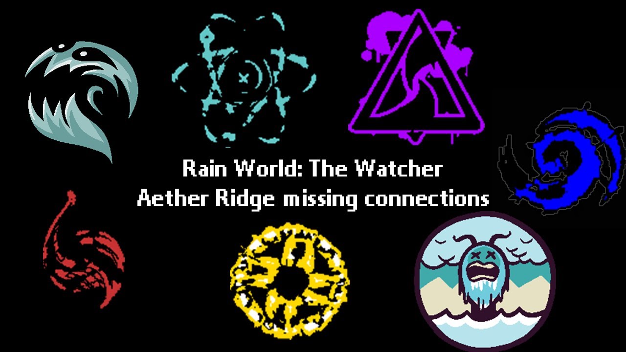 All missing Aether Ridge connections in Rain World The Watcher