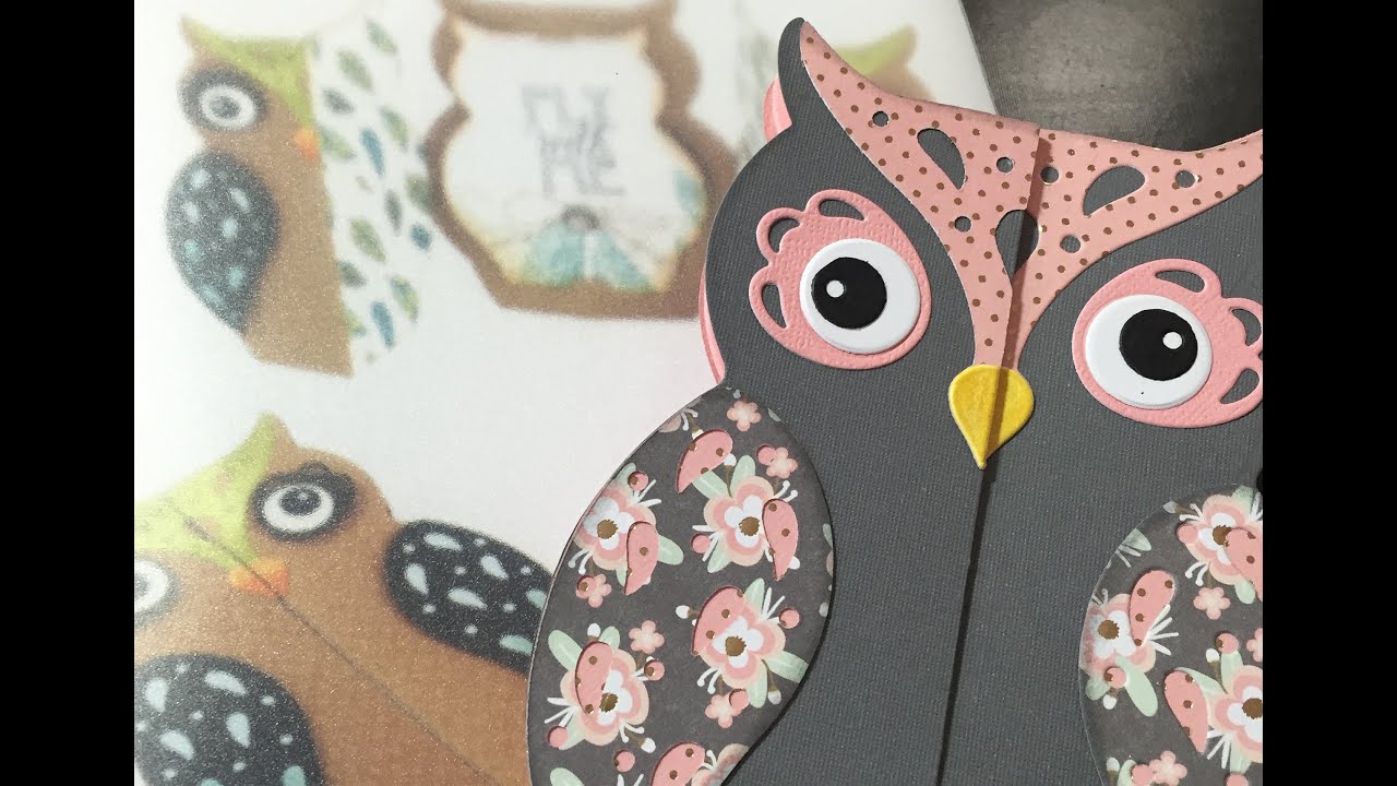 Fold a Long Owl Card