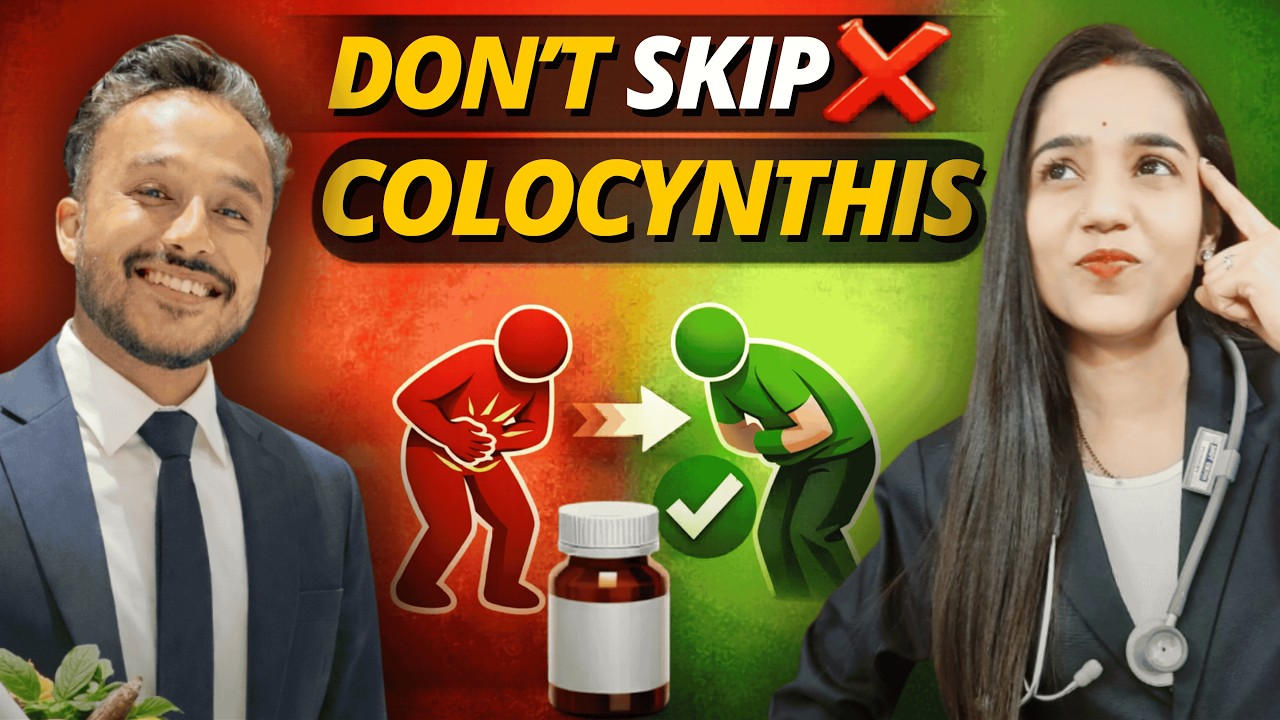 Colocynthis medicine BHMS lecture video | Colocynthis homeopathic medicine lecture | Johari BHMS