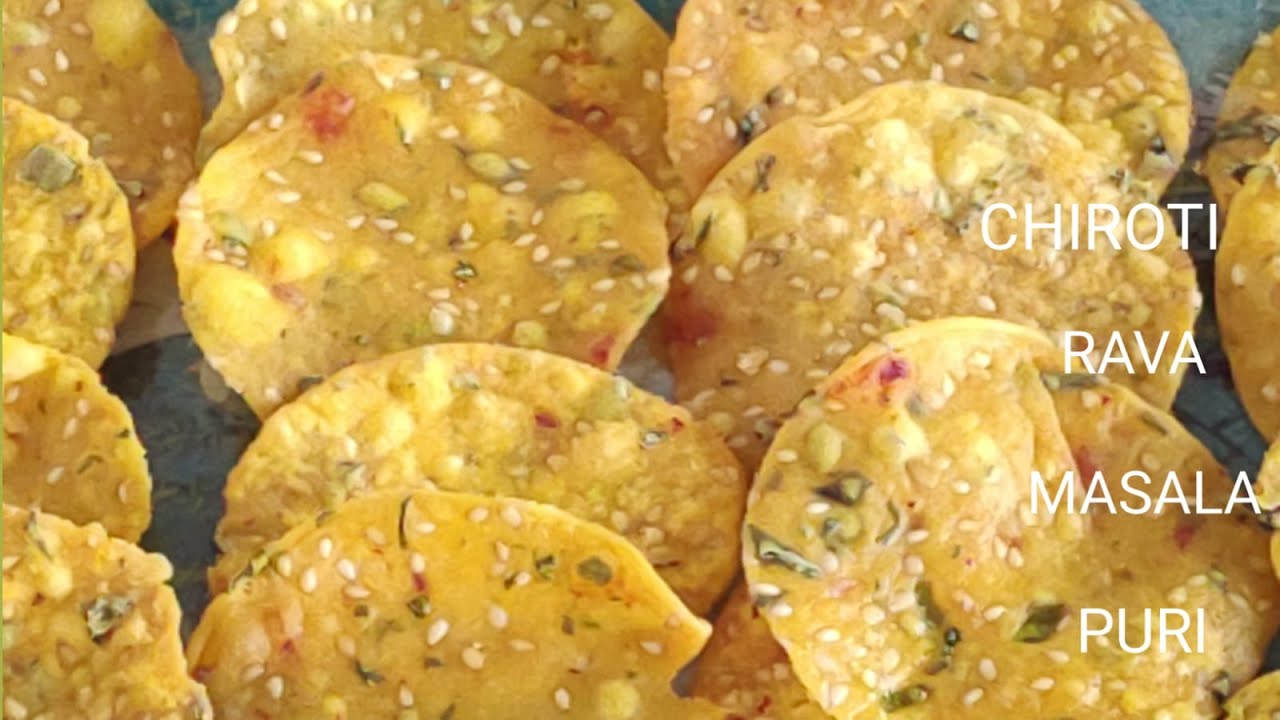 Chiroti Rava Masala Puri|How to make Masala puri|Masala Papad|Masala puri recipe|Puri|Papad|Masala