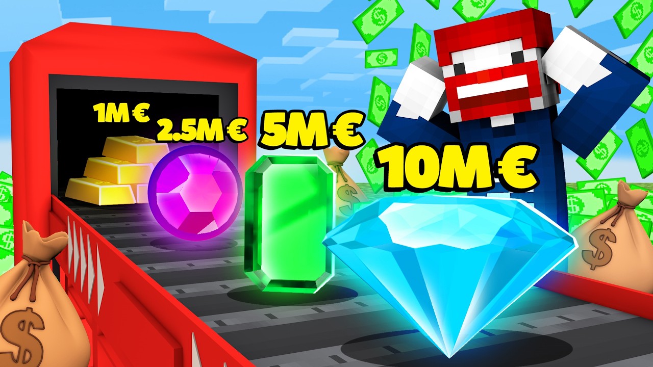 WIR BAUEN eine $9.000.000 BANK in MINECRAFT!
