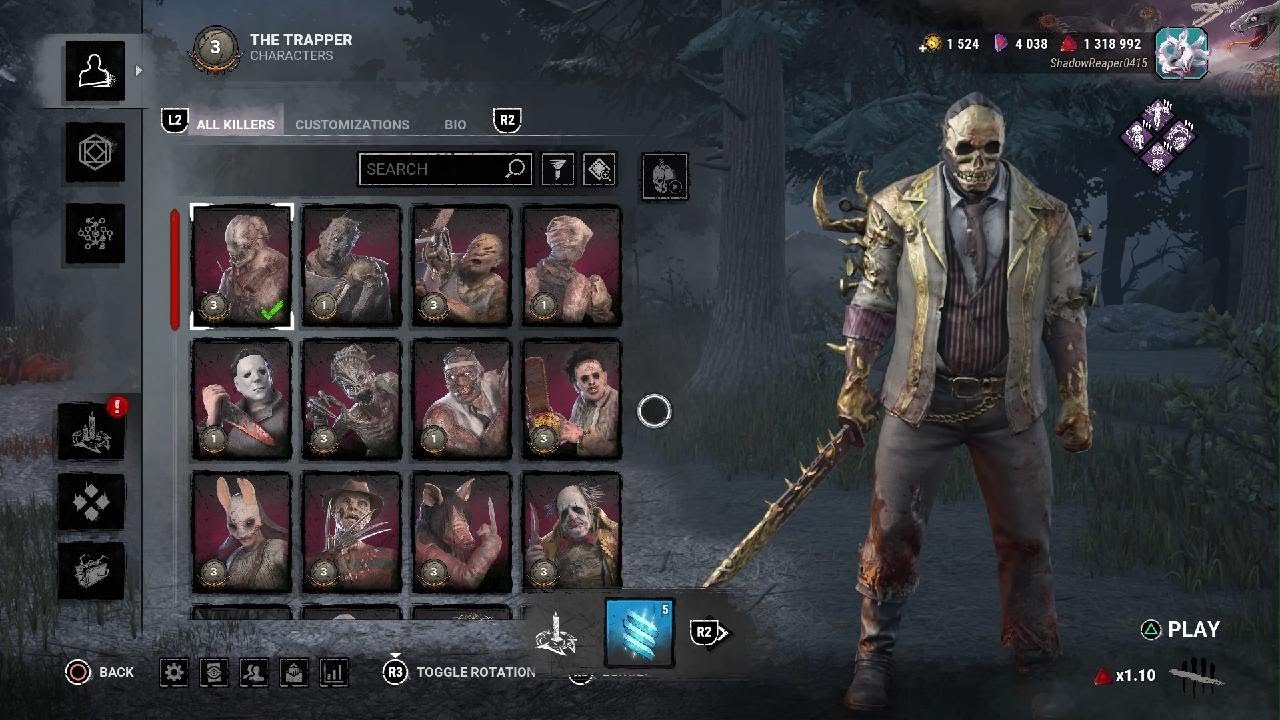 DBD Trapper Gameplay