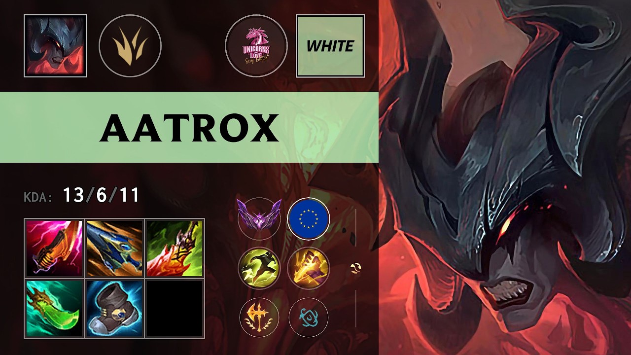 (USE White) Aatrox Jungle vs Evelynn - EUW Master Patch 26.11