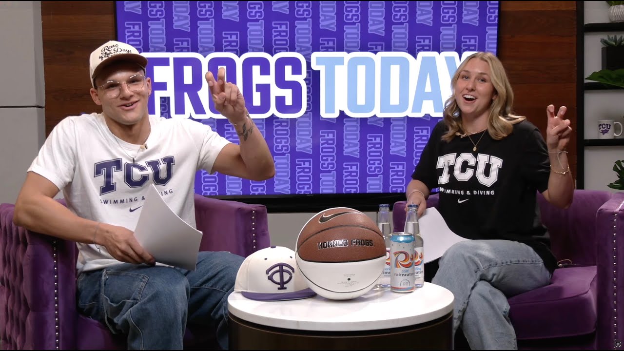 Frogs Today I Friday, February 14th hosted by TCU Swimming, Jadon Wuilliez & Claire Chahbandour