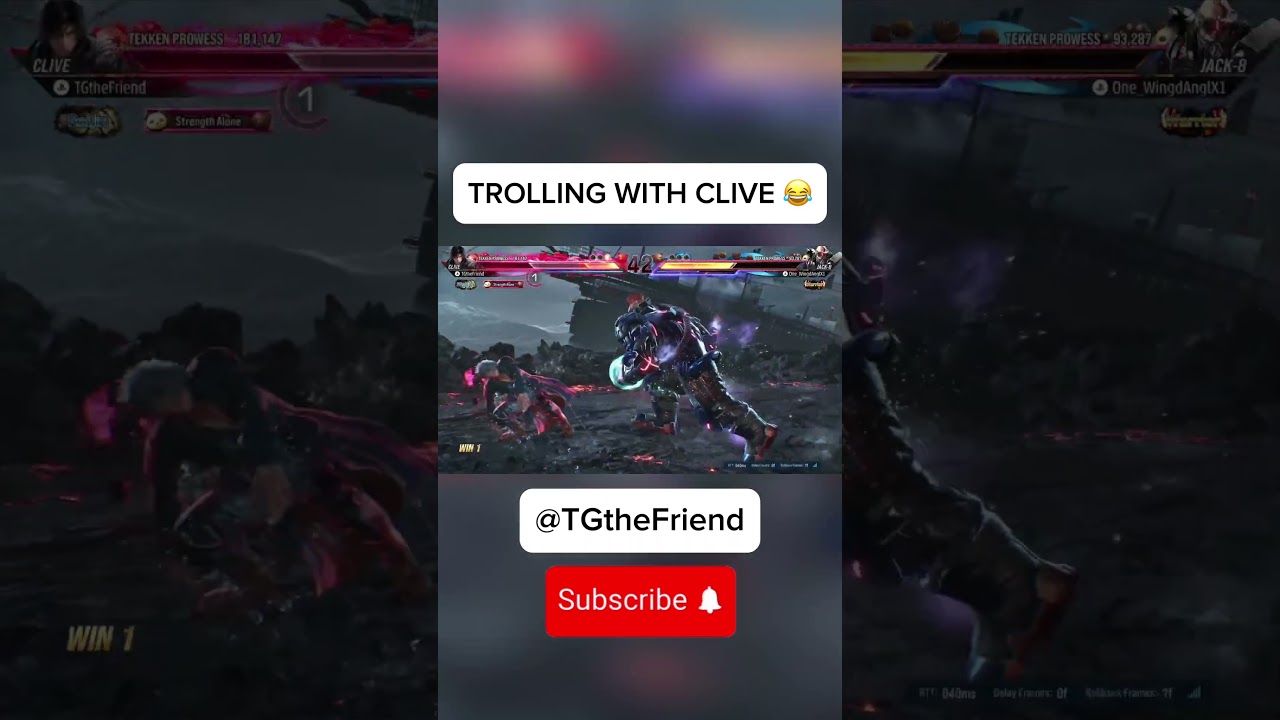 Bro Please Just Block Low 😂 Trolling With Clive #fgc #fightinggames #tekken #tekken8 #TGtheFriend