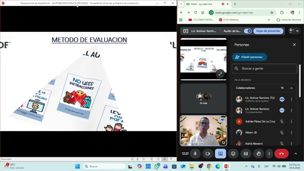GRABACION CLASE AUTOMATIZACION DE OFICINA (QUE ES LA AUTOMATIZACION) FECHA 2026-01-24