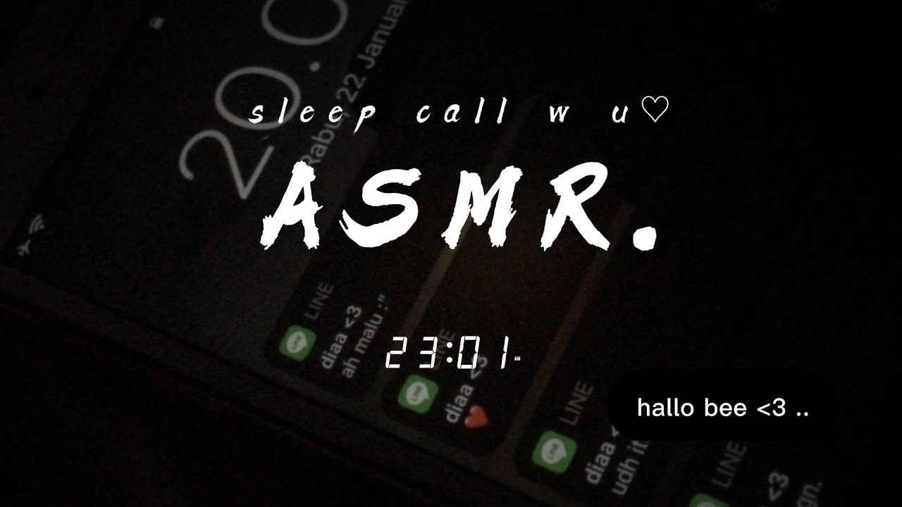 ASMR Girlfriend | Sleep Call part.3 - Sayang Kangen...| Roleplay Pacar Bahasa Indonesia (sleep talk)
