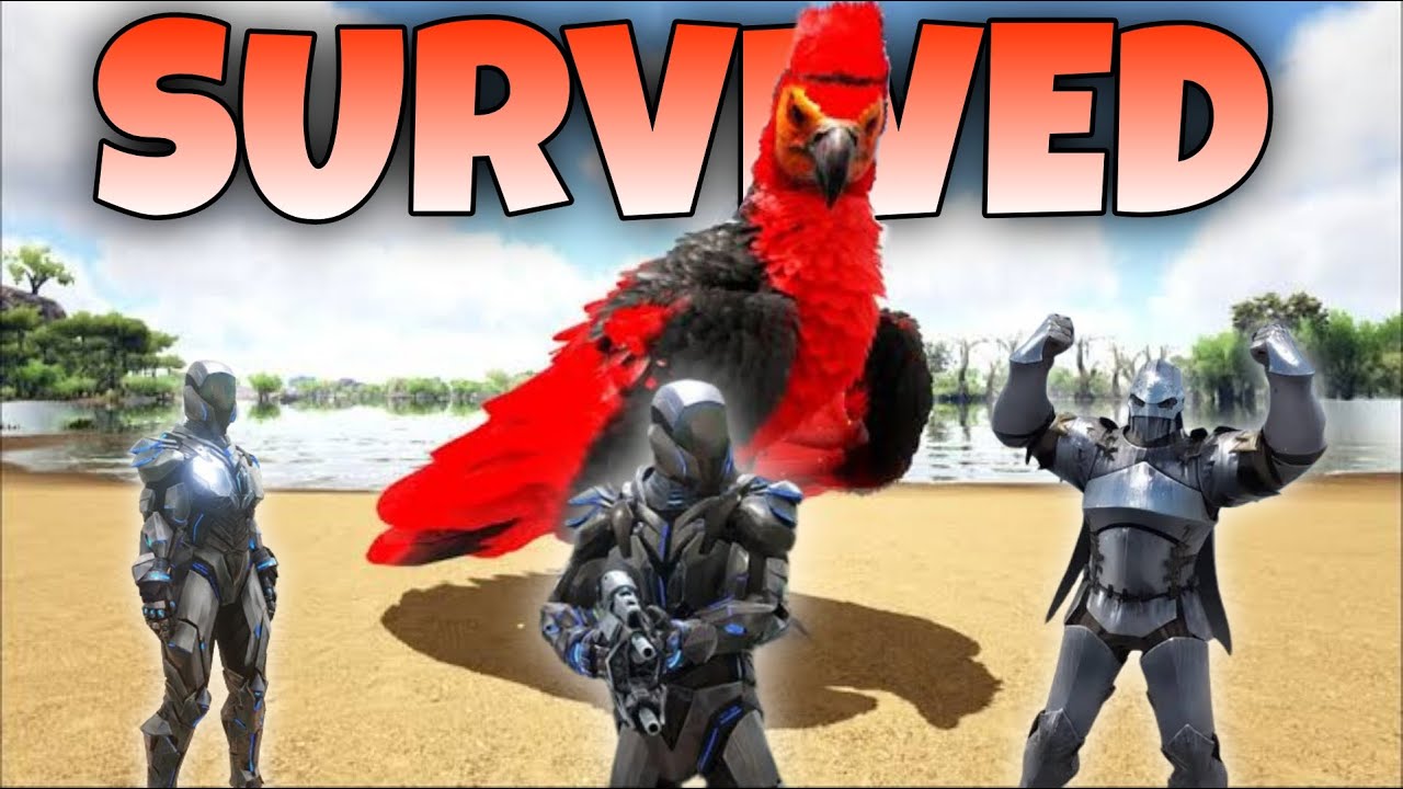 I SURVIVED ARK MOBILE RAIDNIG AND BULIDING EVERYTHING