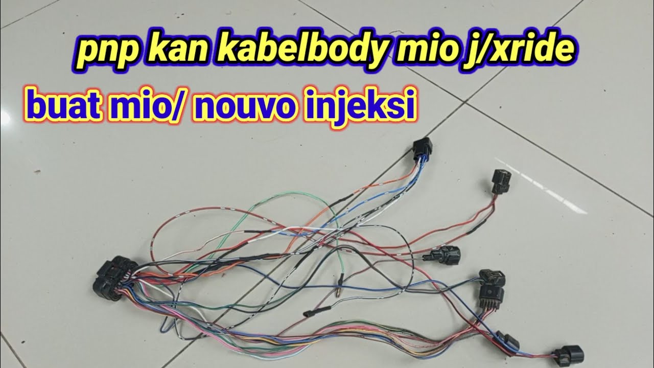 Cara pnp kan kabelbody mio j ke mio karbu,buat bikin injeksi