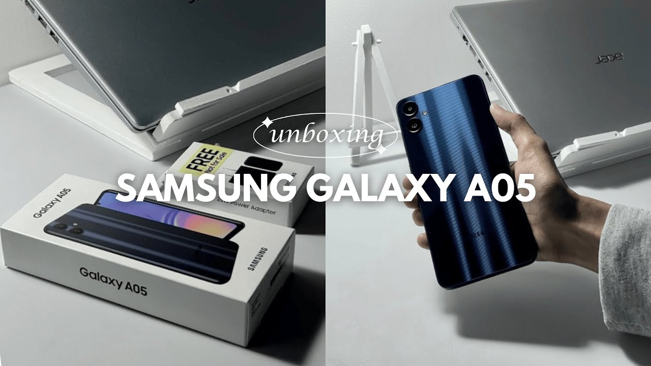 samsung galaxy A05 unboxing + accessories✨budget phone, aesthetic android | Philippines