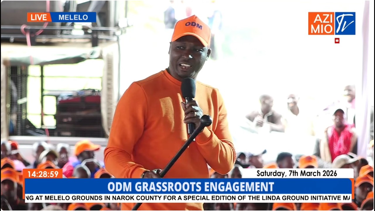 LISTEN: 'ODM Tuko Ndani Ndani!' ELECTRIFYING Speech By Moshisho, Deputy Governor Kajiado County