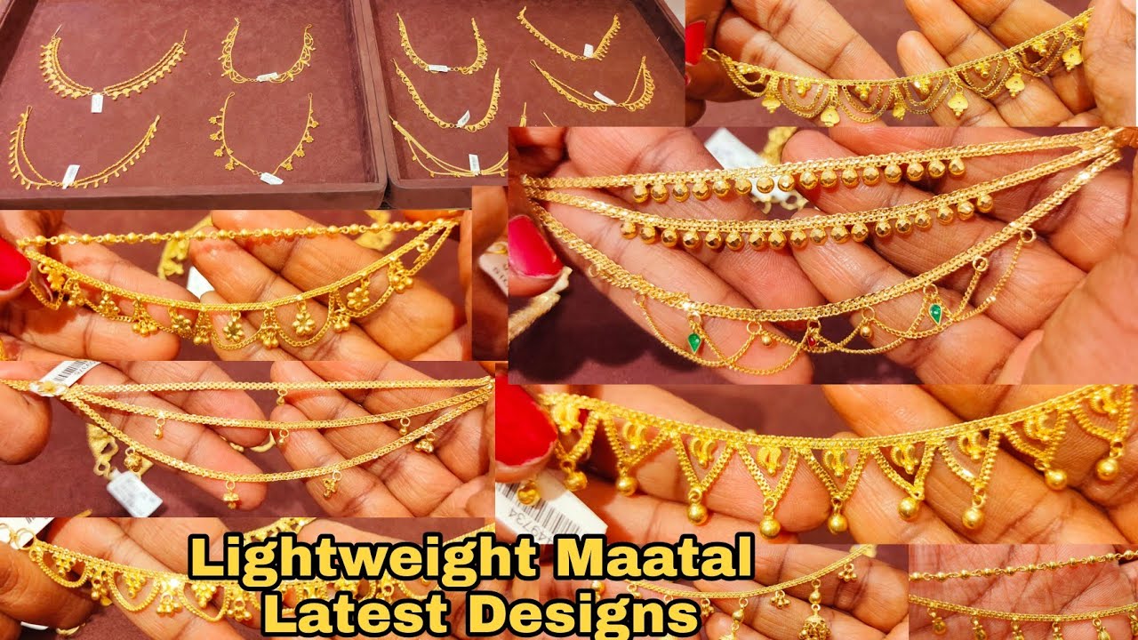 8grams Lightweight Maatal Collection/Earring Side Maatal Latest Designs