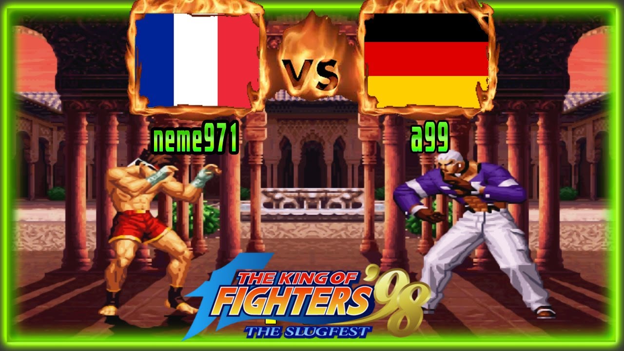 King of Fighters 98 - neme971 (FRA) VS (DEU) a99 [kof98] [Fightcade] [FT5] 더 킹 오브 파이터즈 '98