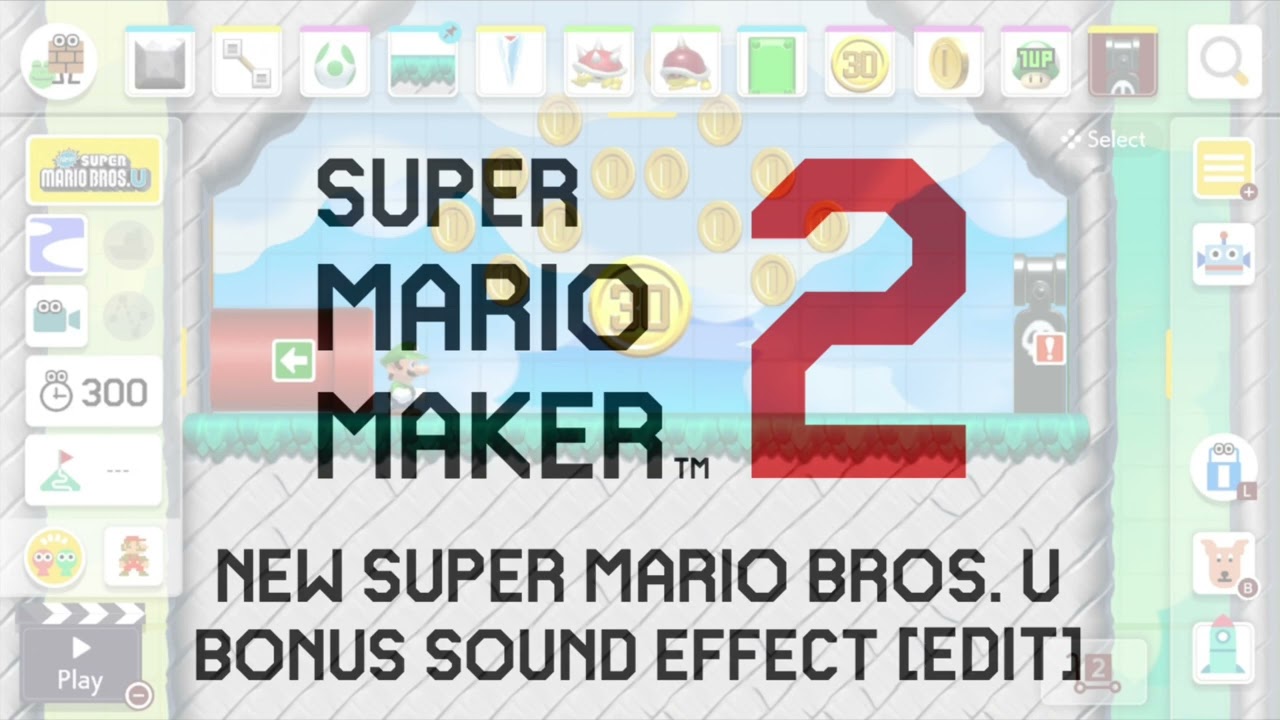Bonus (New Super Mario Bros. U) [Edit] - Fanmade Super Mario Maker Music
