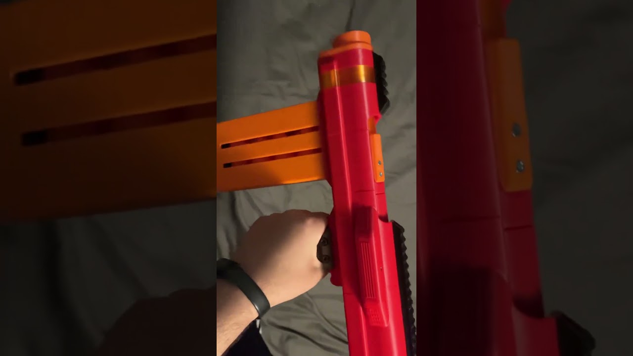 BATTLE AXE Pump Action, Shell Ejecting, Nerf Shotgun! Silly Shells! #nerf #3dprinting