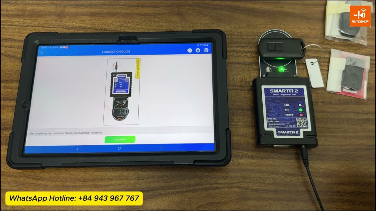SMARTFI 2 - INSTRUCTIONS FOR READING FOB ID CODES FOR HONDA, YAMAHA AND SUZUKI BRANDS