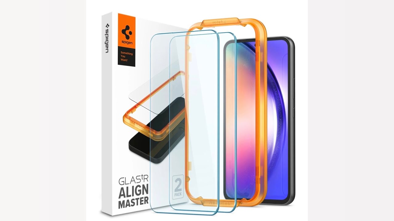 Spigen Align Master Screen Protector (2 pack) - Samsung Galaxy A54 | Unboxing & Install