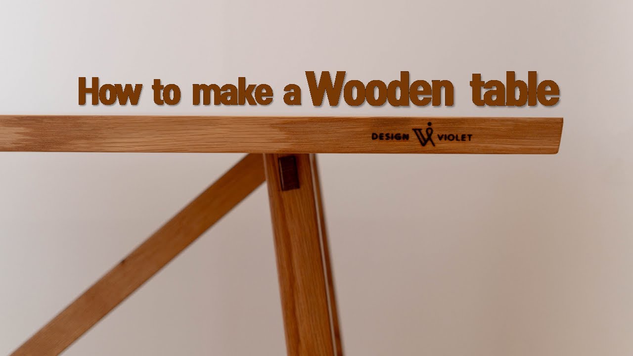 How to make a oak dining table / 참나무 식탁 만들기