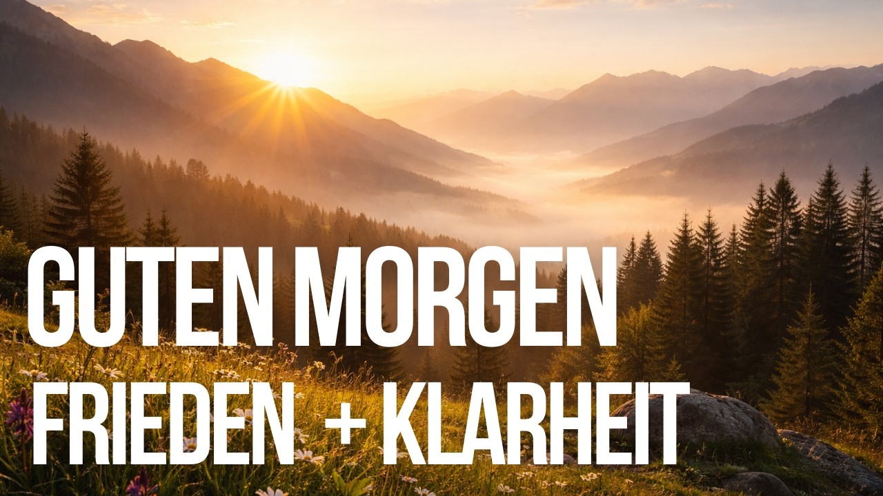 Achtsame Morgenmeditation: Frieden und Klarheit (mit Musik)