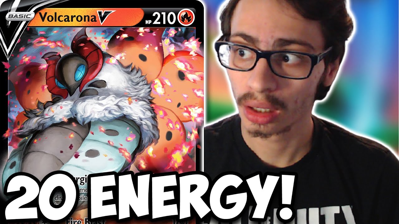 CRAZY 20 Energy Volcarona V Deck! Rayquaza VMAX/Revaroom Discard Engine! PTCGL