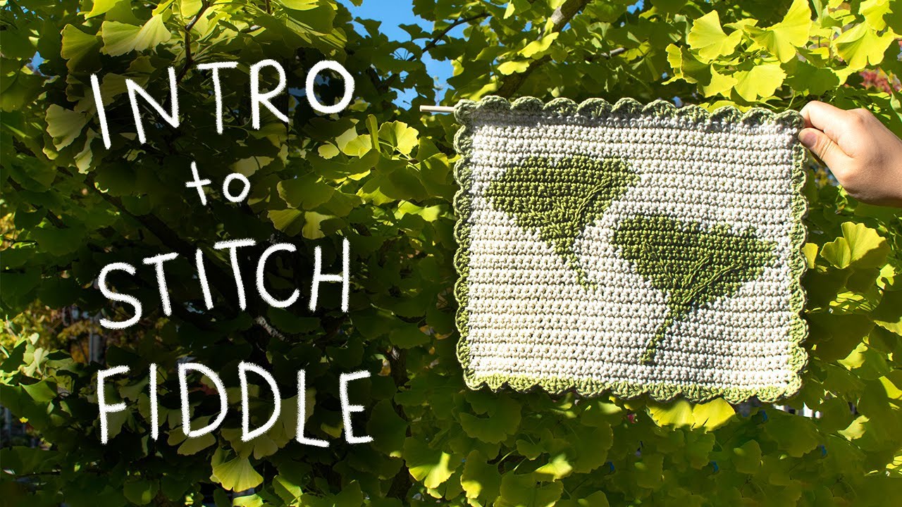 Intro to Stitchfiddle | Creating a Crochet Graph | Ginkgo Leaf