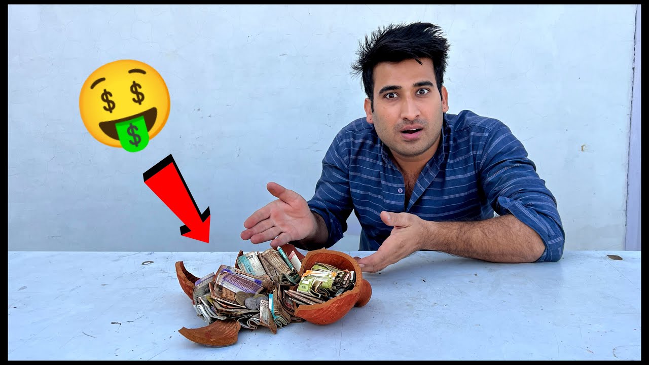 Ek Saal Baad Gullak Fodi itna Paisa Niklega Ummid Nahi Thi? 😂