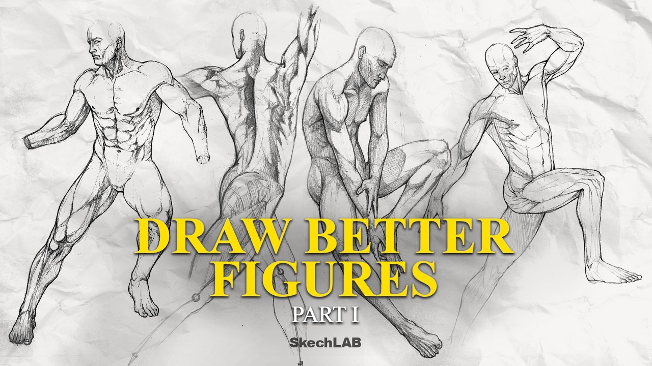 DRAWING MALE ANATOMY | Basics Explained + Poses | SkechLAB