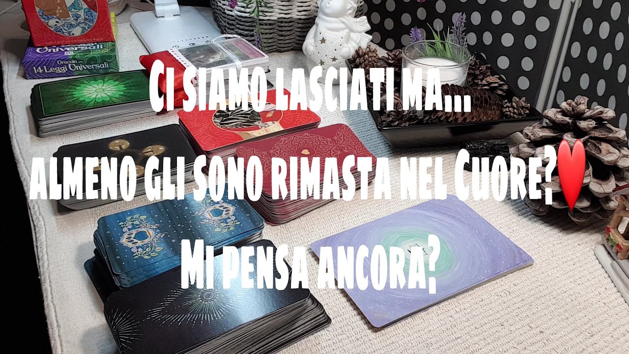 💔CI SIAMO LASCIATI MA..ALMENO GLI SONO RIMASTA NEL CUORE? MI PENSA ANCORA?