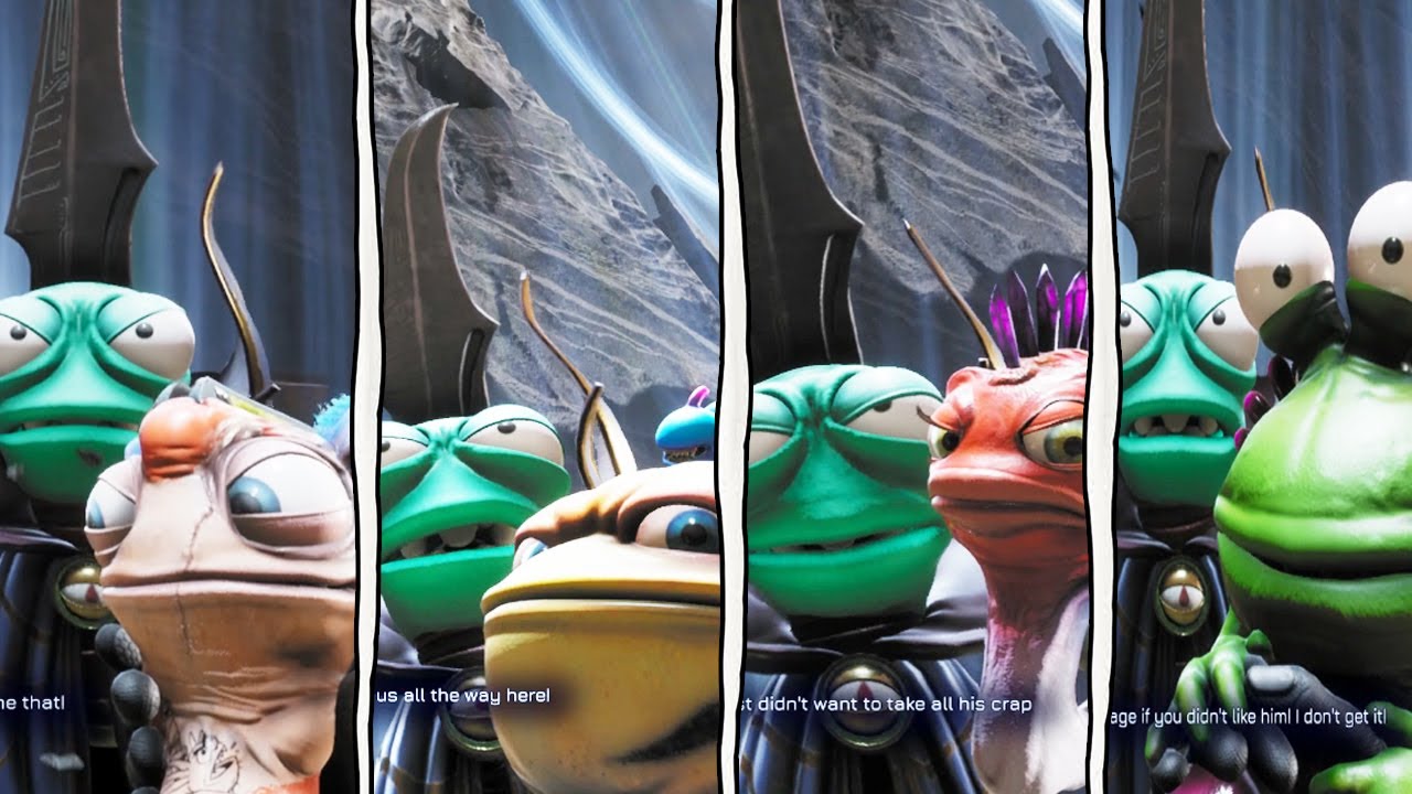 All Guns Reactions to Meeting Knifey Family on Their Planet - High on Knife (High on Life DLC)