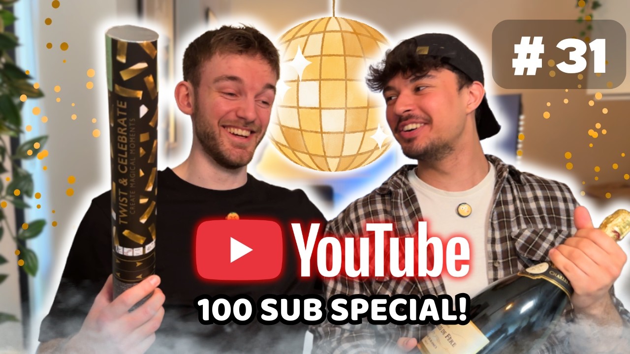 100 SUBS SPECIAL!!! CHAMPAGNE, CONFETTI & FØLELSER | EP 31 | Alt&Intet Podcast