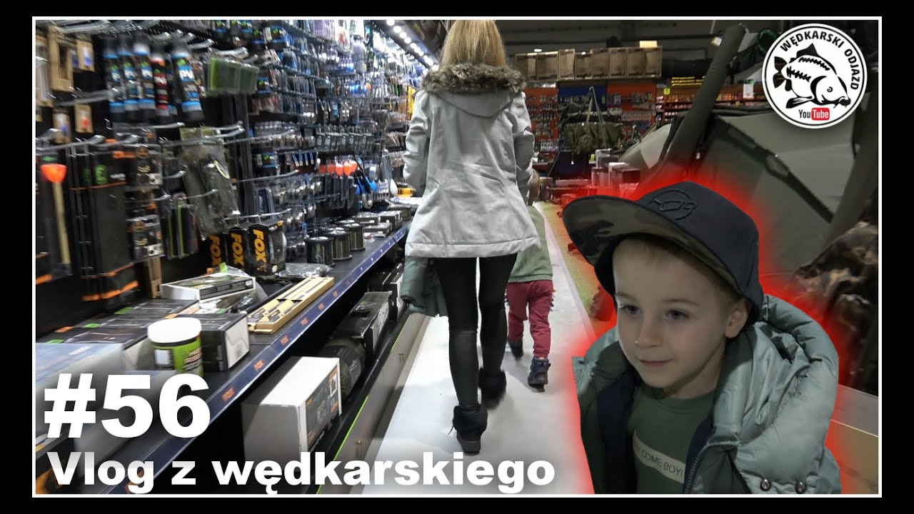 #56 Luźny Vlog i wypad do sklepu Wędkarskiego