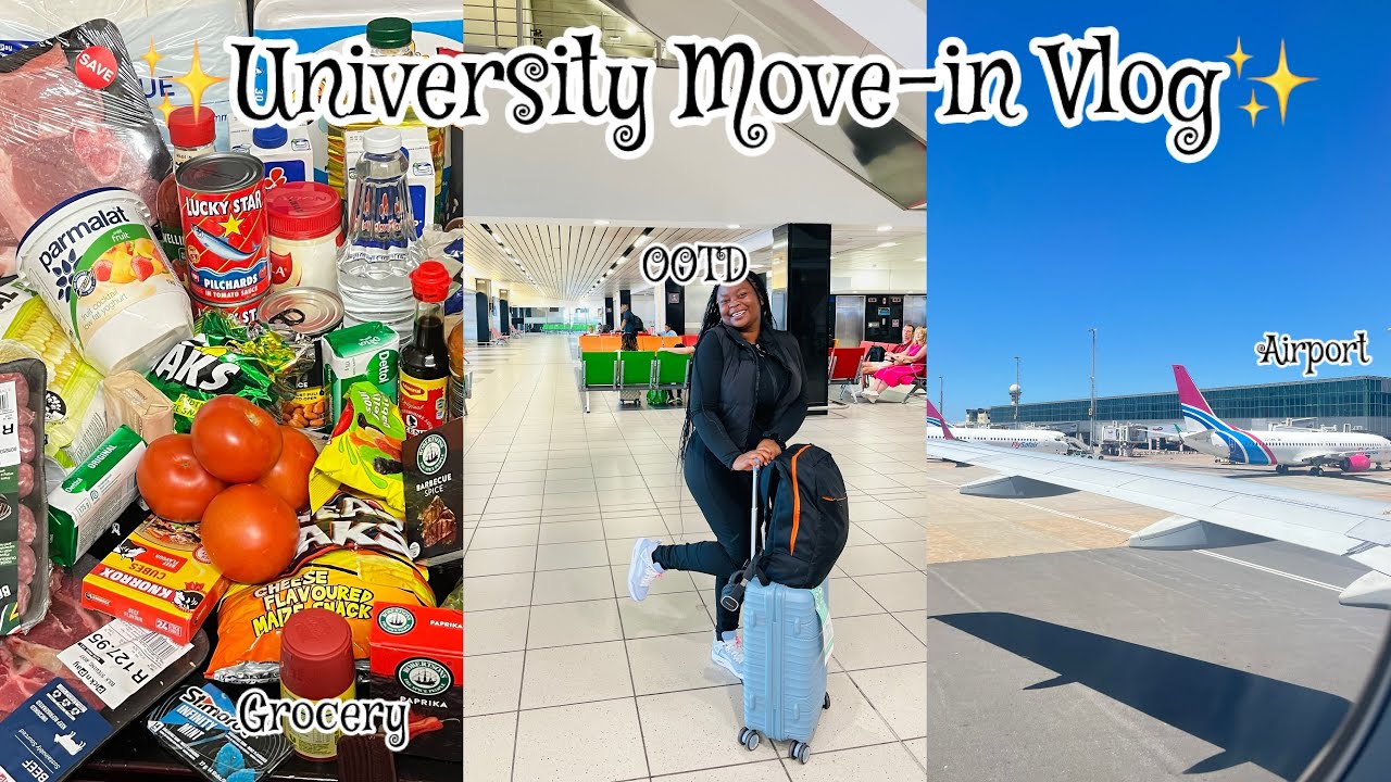 UNIVERSITY MOVE-IN VLOG | Airport + Grocery + Res Tour (BFR, Gorvalla, The Radley) + Cleaning