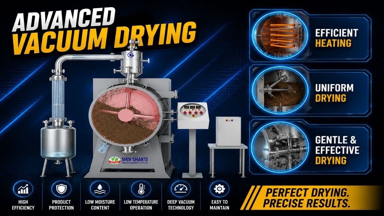 How RVPD Works: 3D Step-by-Step Drying Process for Pharma, Chemical & Food Industries