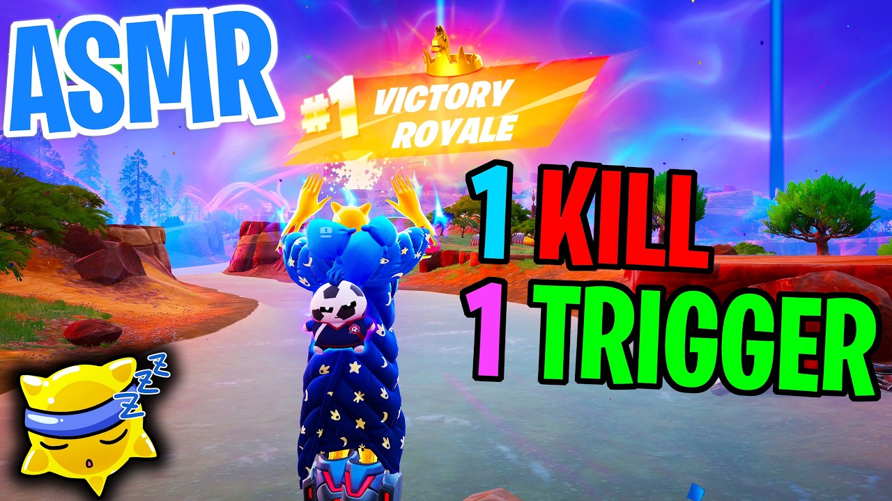 ASMR Gaming 😴 Fortnite 1 Kill = 1 Trigger Relaxing Mouth Sounds 🎮🎧 Controller Sounds + Whispering 💤