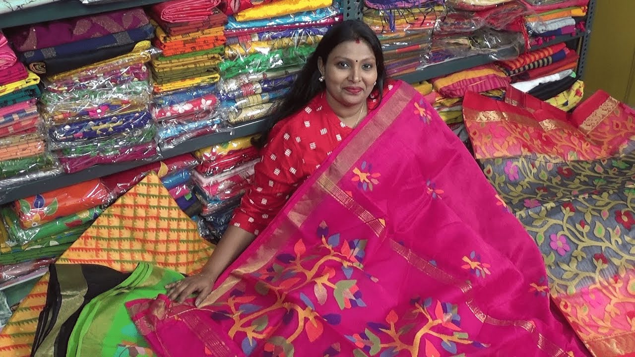 Shantipur Saree Wholesaler Of Kolkata | Jaipuri Cotton Malmal, Handloom, Linen, Jamdani, Dupion Etc.