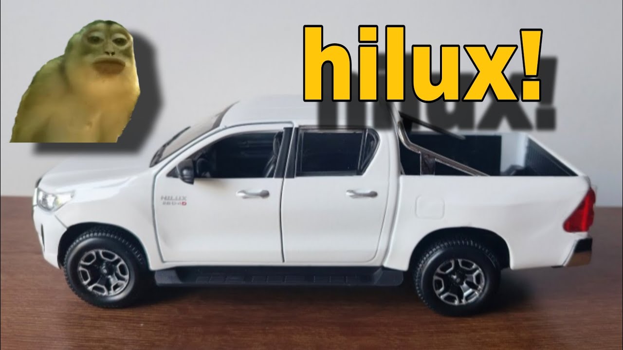 Miniatura Toyota hilux SR5 linda demais!
