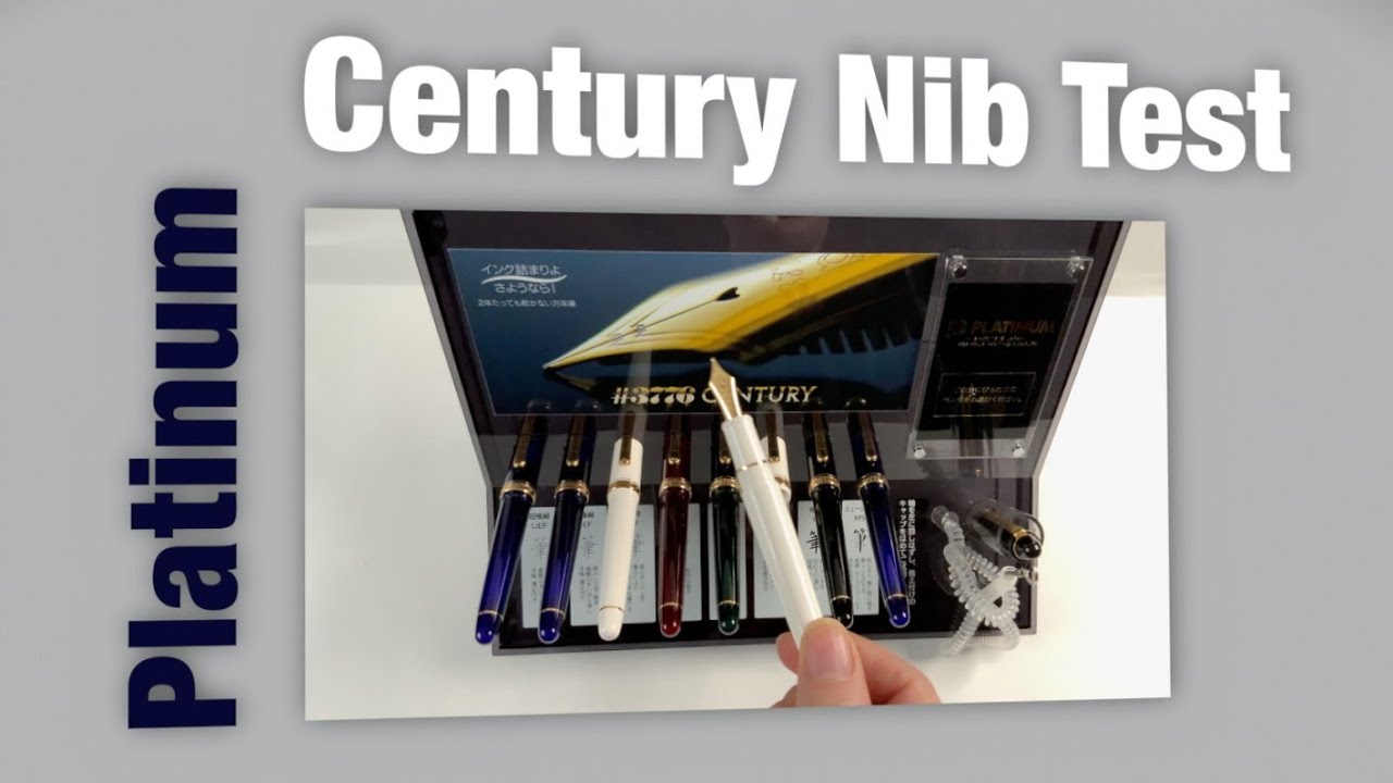Platinum Century Nib Test
