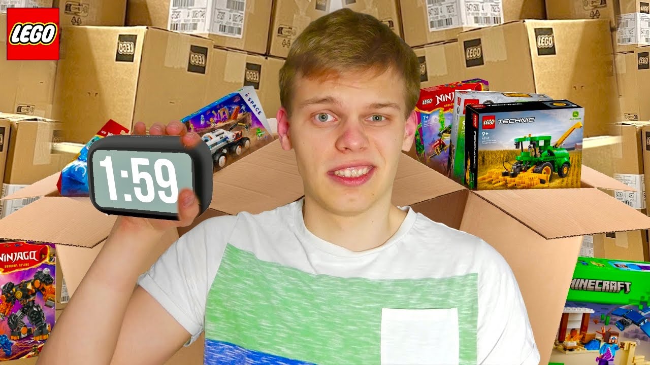 MAM TYLKO 2 GODZINY ŻEBY OTWORZYĆ 117 NAJNOWSZYCH ZESTAWÓW LEGO