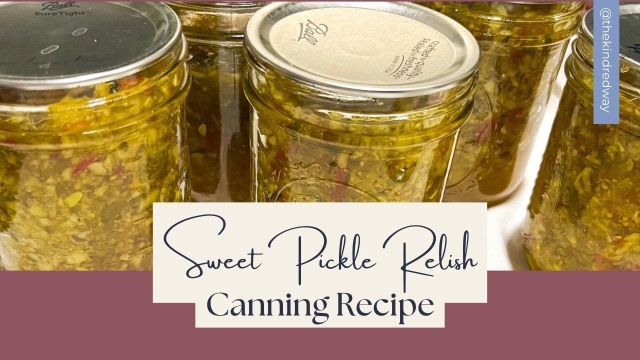 Homemade Goodness! Sweet Pickle Relish!