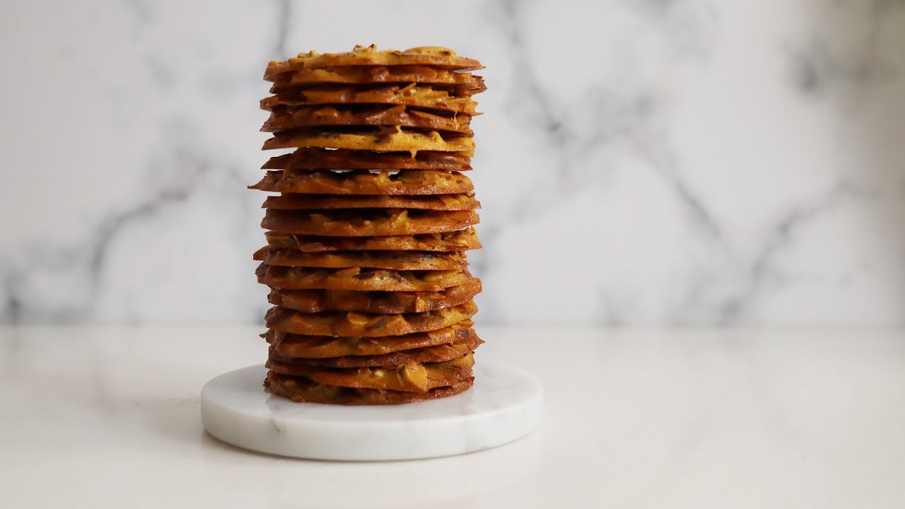 CC) 달콤 고소한 아몬드 튀일 만들기 ; Almond Tuile Recipe | SweetMimy