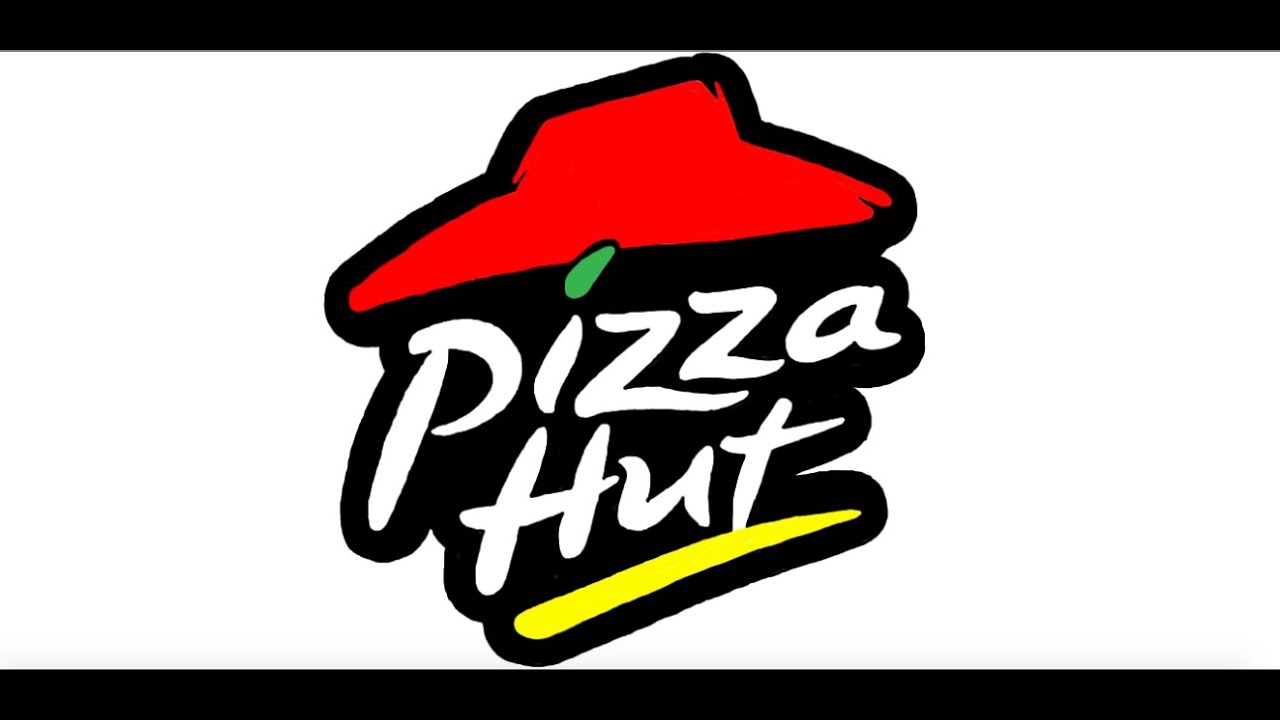 How to Draw Pizza Hut Logo | Easy Step-by-Step tutorial for beginners