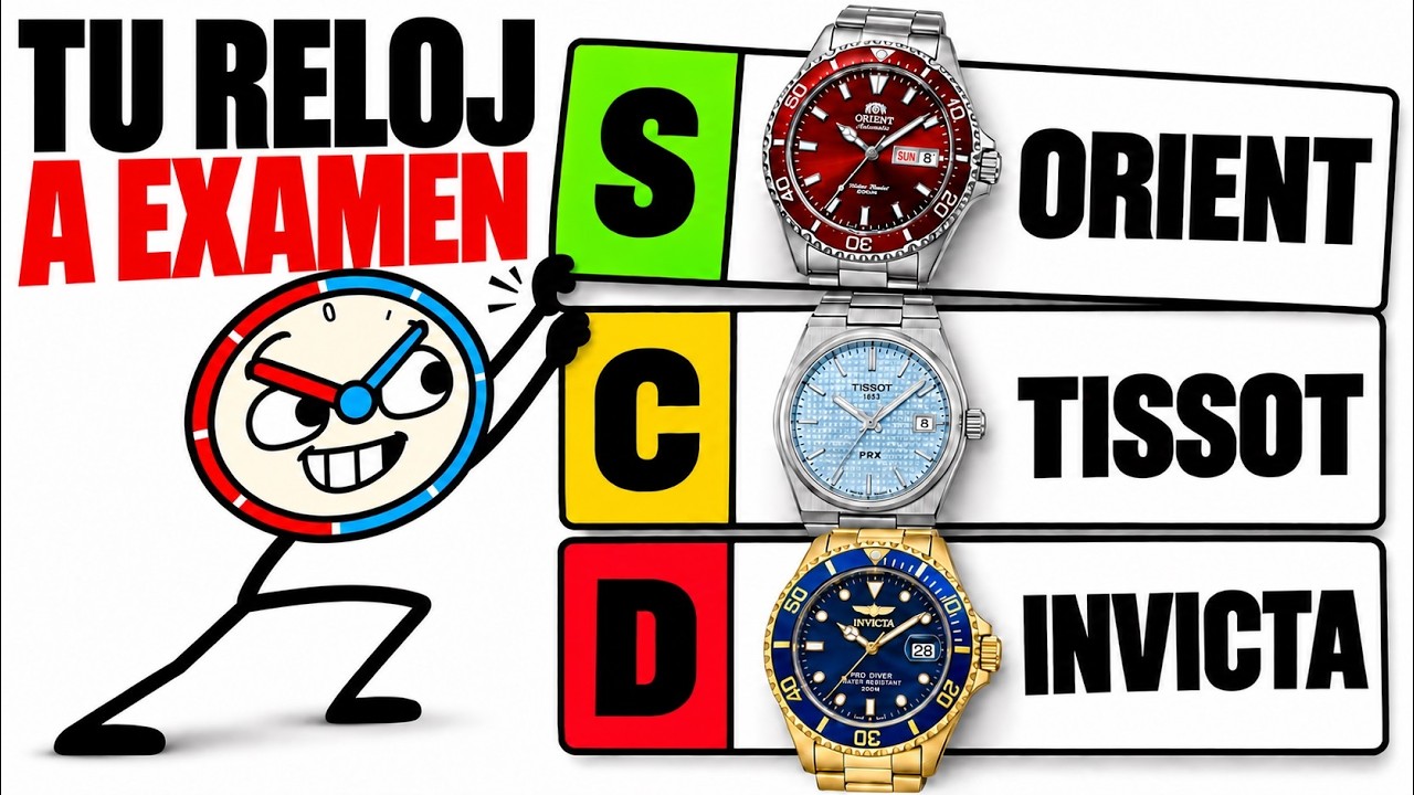 Ranke&eacute; BRUTALMENTE Marcas de Relojes Seg&uacute;n lo que Dicen de Ti - Tier List