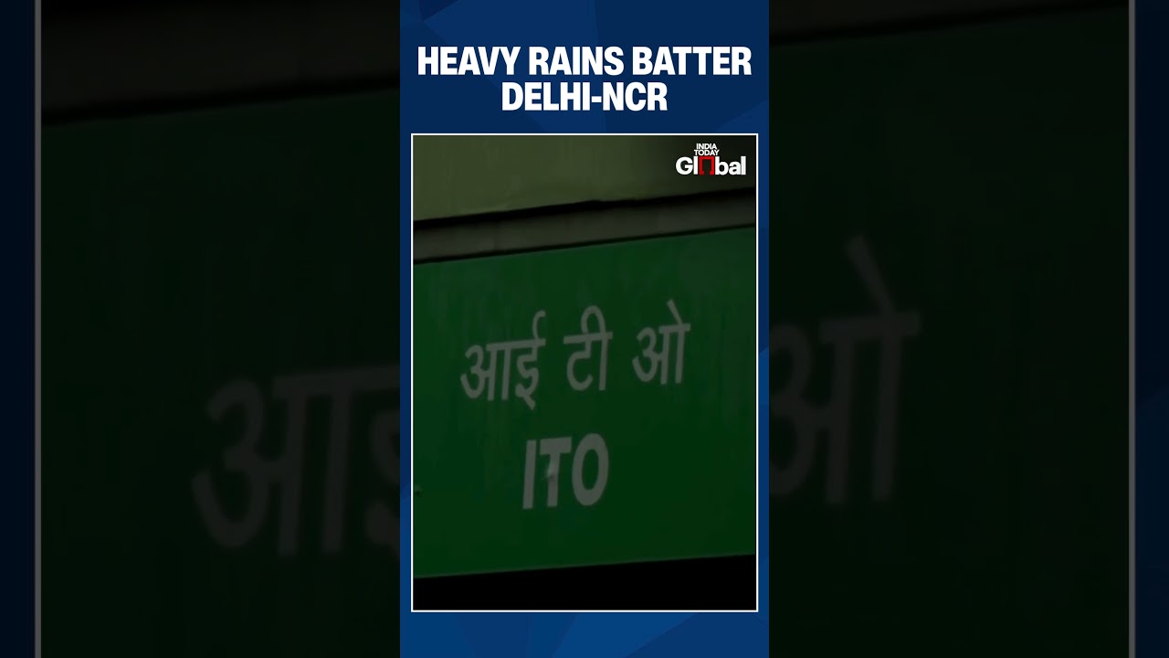 Heavy Rainfall Leads To Waterlogging In Delhi-NCR | #shorts