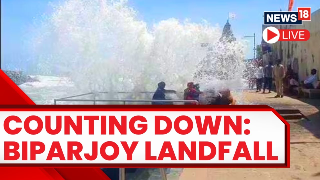 Cyclone Biparjoy Latest News | Cyclone Biparjoy Approaching Landfall | IMD Warns Of Floods | News18