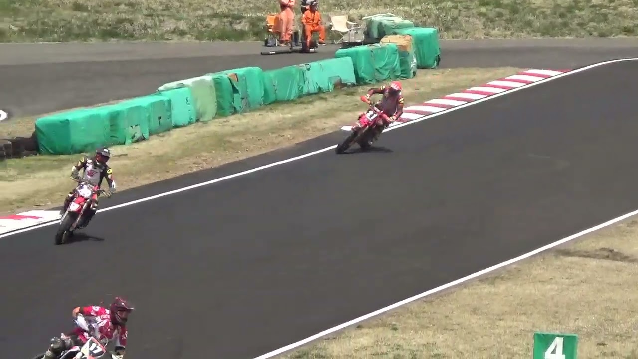 2024.04.14 #2 スーパーモト　全日本クラス　S1 OPEN Heat 1　再スタート