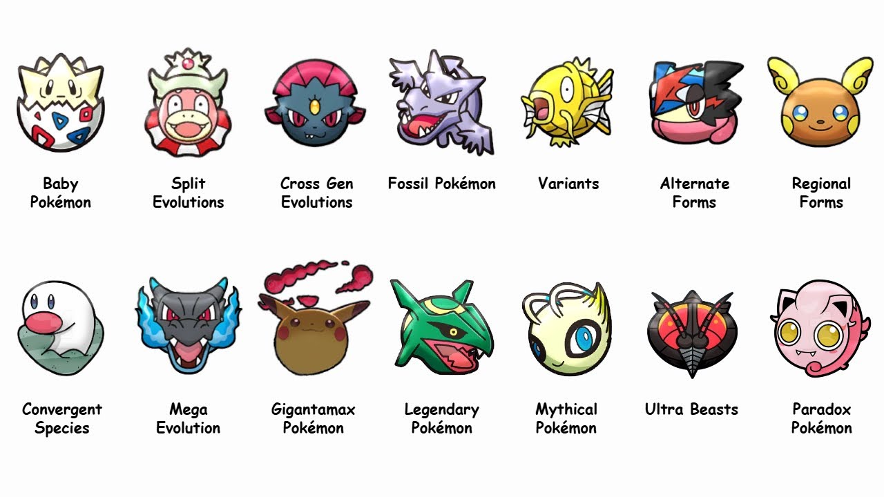 Every Pokemon Category Explained in 9 Minutes
